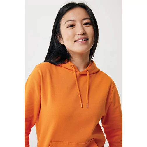Sweat à capuche Iqoniq Rila Lightweight en coton recyclé, orange, Image 10