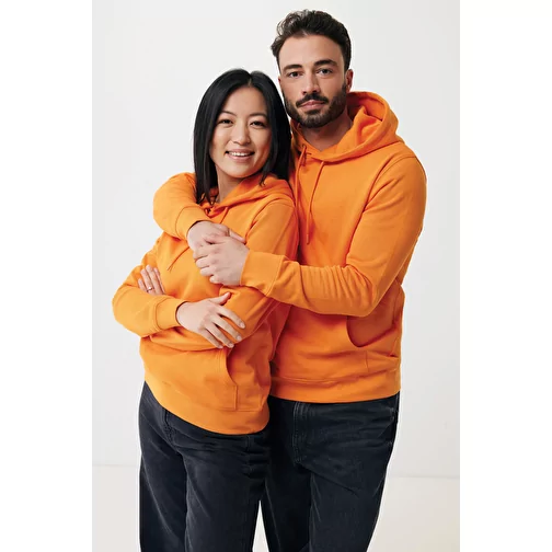 Sweat à capuche Iqoniq Rila Lightweight en coton recyclé, orange, Image 5