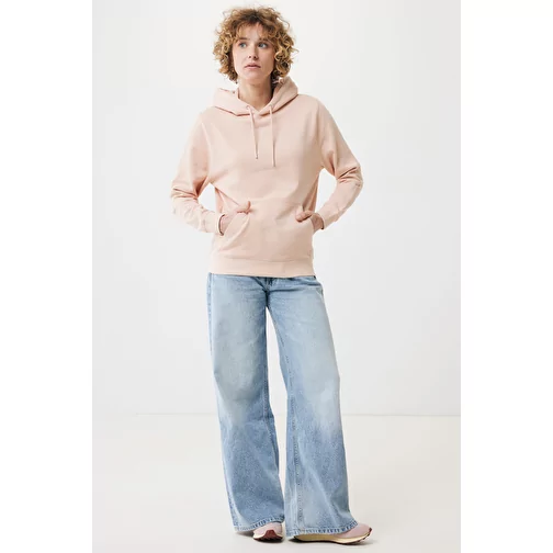 Sweat à capuche Iqoniq Rila Lightweight en coton recyclé, peach nectar, Image 10