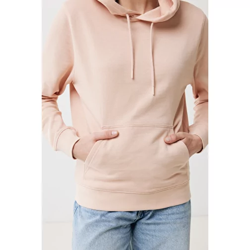 Sweat à capuche Iqoniq Rila Lightweight en coton recyclé, peach nectar, Image 16