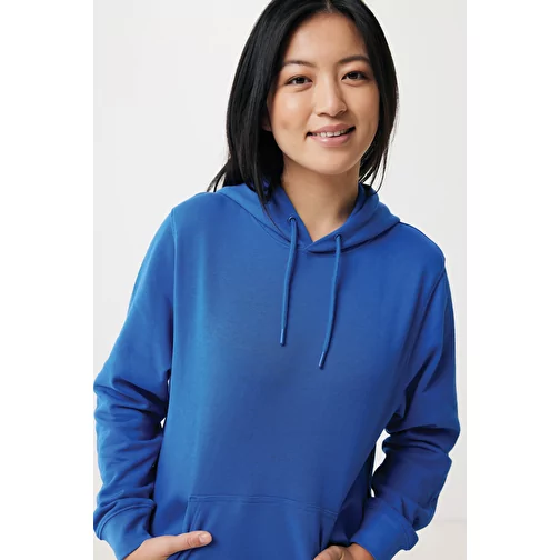 Sweat à capuche Iqoniq Rila Lightweight en coton recyclé, bleu roi, Image 9