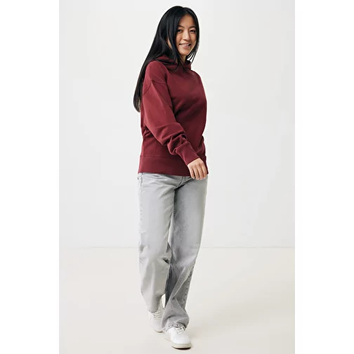 Sweat-shirt Iqoniq Yoho Relax en coton recyclé, bordeaux, Image 5