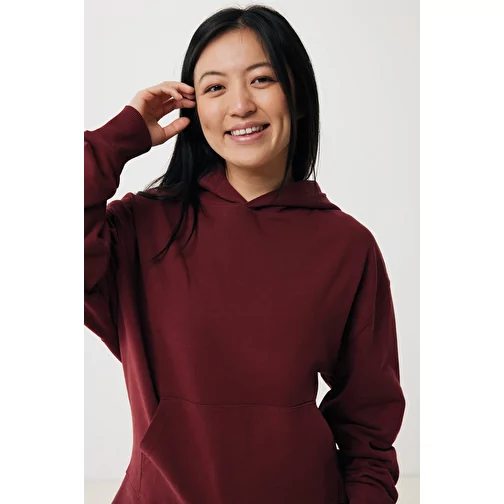Sweat-shirt Iqoniq Yoho Relax en coton recyclé, bordeaux, Image 9