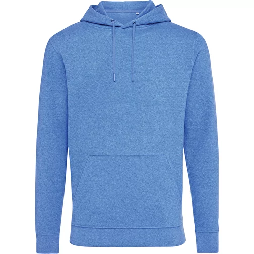 Iqoniq Torres sweat à capuche non teint en coton recyclé, heather blue, Image 1