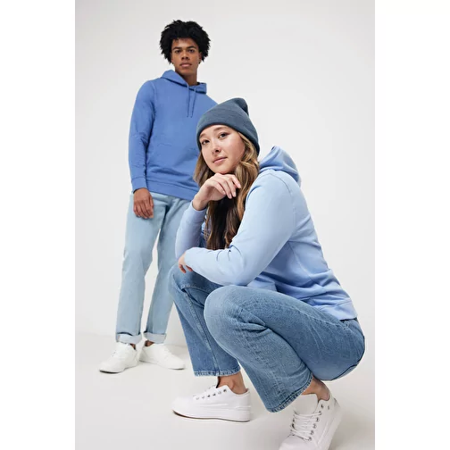 Iqoniq Torres sweat à capuche non teint en coton recyclé, heather blue, Image 15