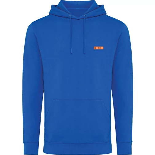 Sweat à capuche Iqoniq Jasper en coton recyclé, bleu roi, Image 4