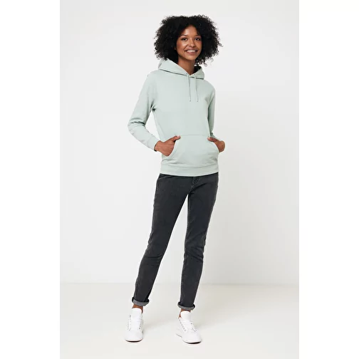 Sweat à capuche Iqoniq Jasper en coton recyclé, Iceberg green, Image 9