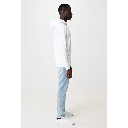 Sweat à capuche Iqoniq Jasper en coton recyclé, blanc recyclé, Image 13