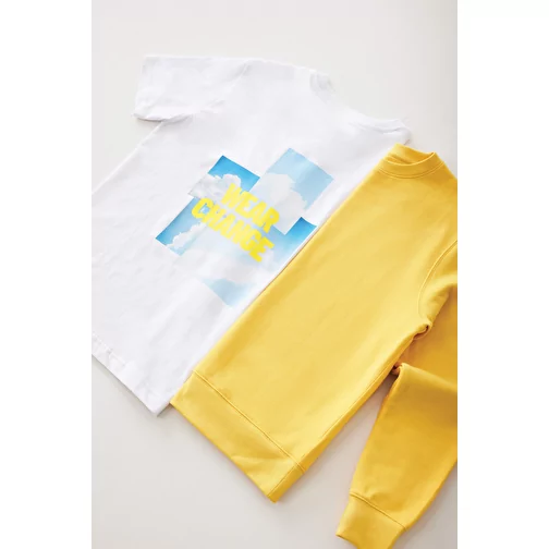 Iqoniq Etosha Lightweight Sweater en coton recyclé, jaune, Image 4