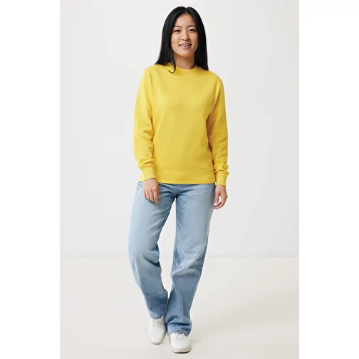 Iqoniq Etosha Lightweight Sweater en coton recyclé, jaune, Image 7