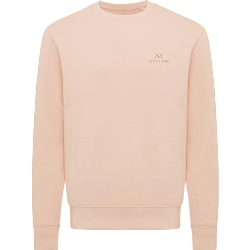Iqoniq Etosha Lightweight Sweater en coton recyclé, peach nectar, Image 3