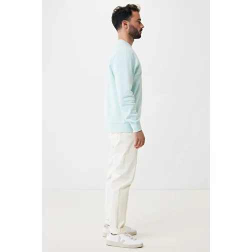Iqoniq Etosha Lightweight Sweater en coton recyclé, crushed mint, Image 13