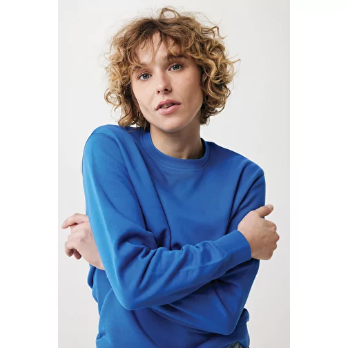 Iqoniq Etosha Lightweight Sweater en coton recyclé, bleu roi, Image 15