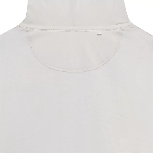 Iqoniq Abisko sweat à capuche zippé en coton recyclé, natural raw, Image 3