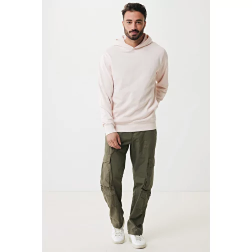 Iqoniq Yengo Hoodie avec poches latérales en rec. coton, cloud pink, Image 12