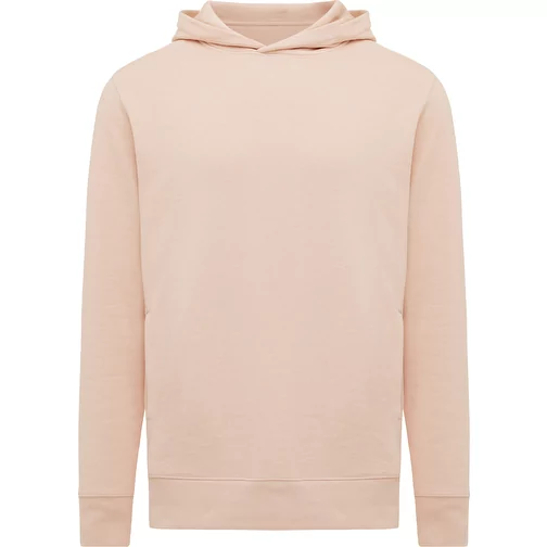 Iqoniq Yengo Hoodie avec poches latérales en rec. coton, peach nectar, Image 1
