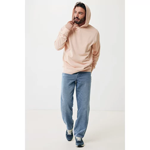 Iqoniq Yengo Hoodie avec poches latérales en rec. coton, peach nectar, Image 11