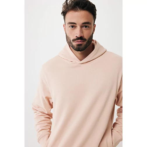 Iqoniq Yengo Hoodie avec poches latérales en rec. coton, peach nectar, Image 15
