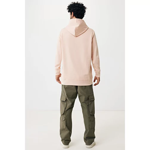 Iqoniq Yengo Hoodie avec poches latérales en rec. coton, peach nectar, Image 19