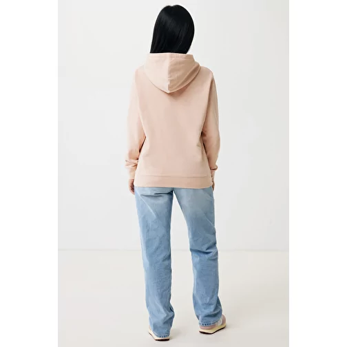 Iqoniq Yengo Hoodie avec poches latérales en rec. coton, peach nectar, Image 8