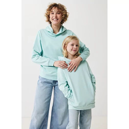 Iqoniq Yengo Hoodie avec poches latérales en rec. coton, crushed mint, Image 20