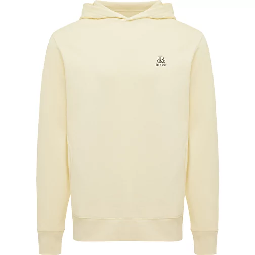 Iqoniq Yengo Hoodie avec poches latérales en rec. coton, cream yellow, Image 3
