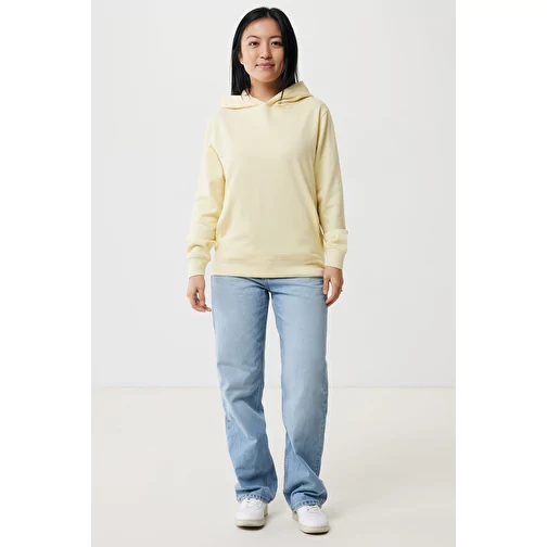 Iqoniq Yengo Hoodie avec poches latérales en rec. coton, cream yellow, Image 5