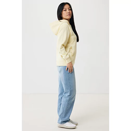 Iqoniq Yengo Hoodie avec poches latérales en rec. coton, cream yellow, Image 6