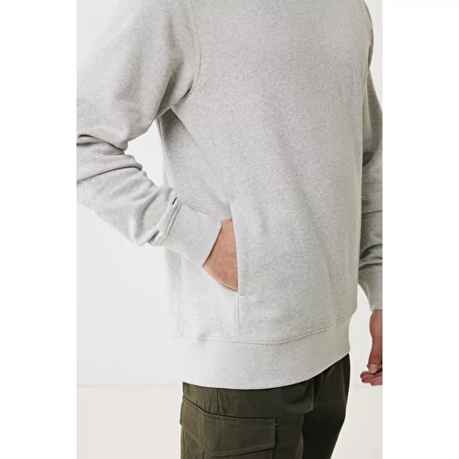 Iqoniq Yengo Hoodie avec poches latérales en rec. coton, light heather grey, Image 15