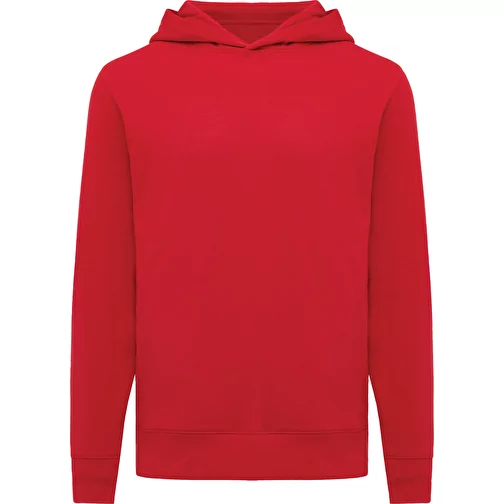 Iqoniq Yengo Hoodie avec poches latérales en rec. coton, rouge, Image 1