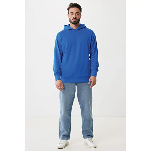 Iqoniq Yengo Hoodie avec poches latérales en rec. coton, bleu roi, Image 12
