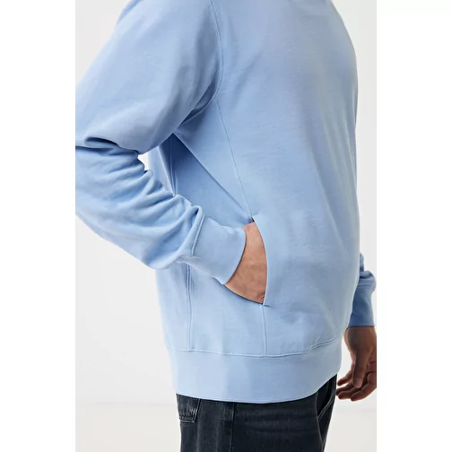 Iqoniq Yengo Hoodie avec poches latérales en rec. coton, sky blue, Image 16