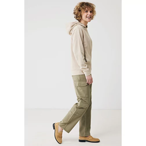 Iqoniq Yengo Hoodie avec poches latérales en rec. coton, desert, Image 16
