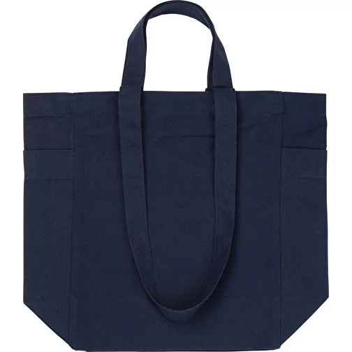 VINGA Hilo AWARET Sac à fermeture éclair en rec. toile, bleu marine, Image 4