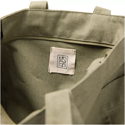 VINGA Hilo AWARET Sac à fermeture éclair en toile rec., vert, Image 3