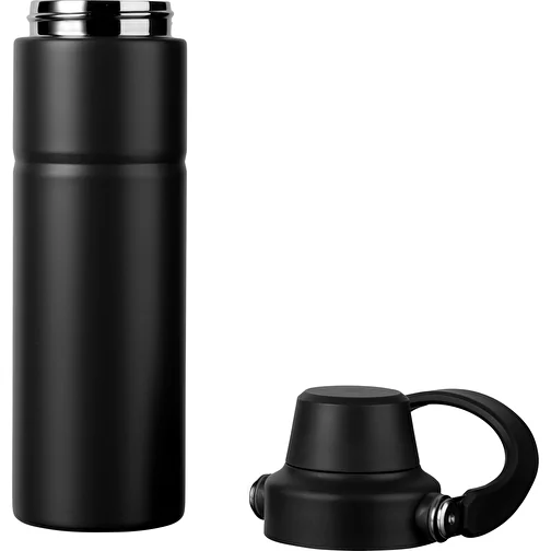VINGA Baltimore Trek RCS bouteille SS recyclée 600ml, noir, Image 5