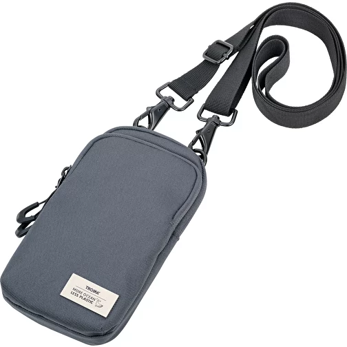 TROIKA Sac à bandoulière pour smartphone BLUE CYCLE SMARTBAG (gris
