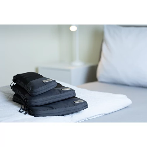 TROIKA Set de sacs de compression de voyage BLUE CYCLE PACKING CUBES, Image 7
