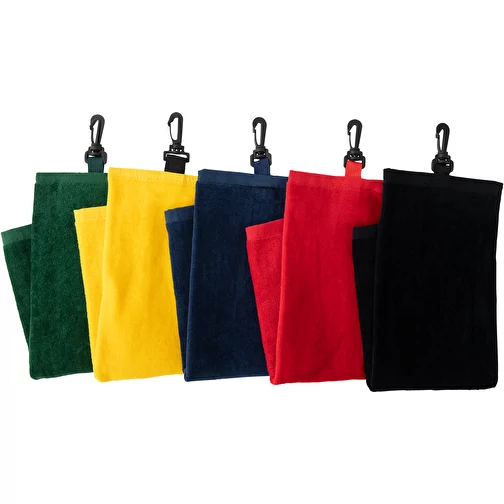 Serviette de bain en velours jaune, impression par transfert incluse, Image 2