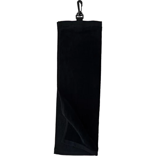 Serviette en velours noir avec impression par transfert, Image 1