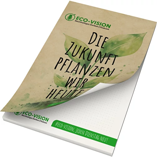 Bloc-notes Cover Recycling, A5, 100 feuilles avec 2 perforations de classement, Image 1