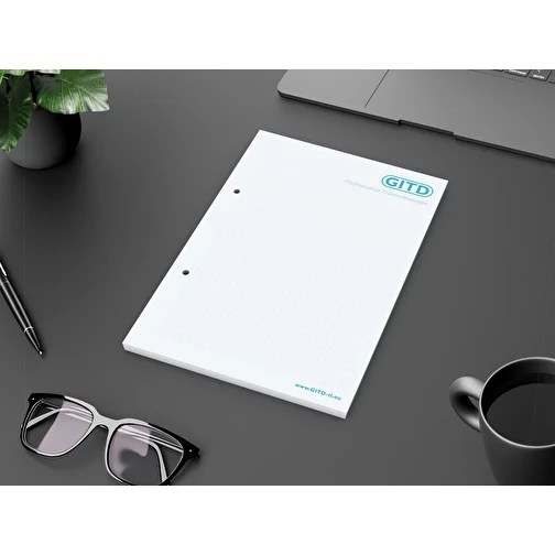 Bloc-notes Bestseller, A5, 100 feuilles avec 2 perforations de classement, Image 3