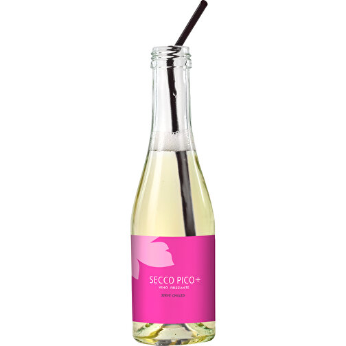 Promo Secco Piccolo - Flasche Klar , weiß, Glas, 5,50cm x 20,00cm x 5,50cm (Länge x Höhe x Breite), Bild 3