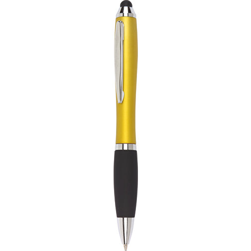 Kugelschreiber SWAY TOUCH , goldgelb, Kunststoff / Stahl, 13,50cm (Länge), Bild 1
