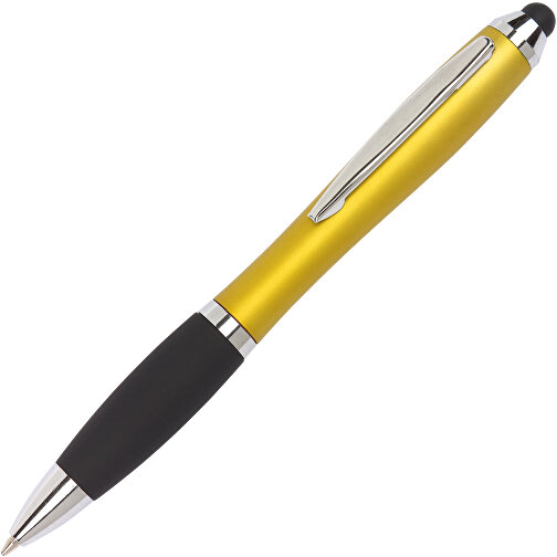 Kugelschreiber SWAY TOUCH , goldgelb, Kunststoff / Stahl, 13,50cm (Länge), Bild 2
