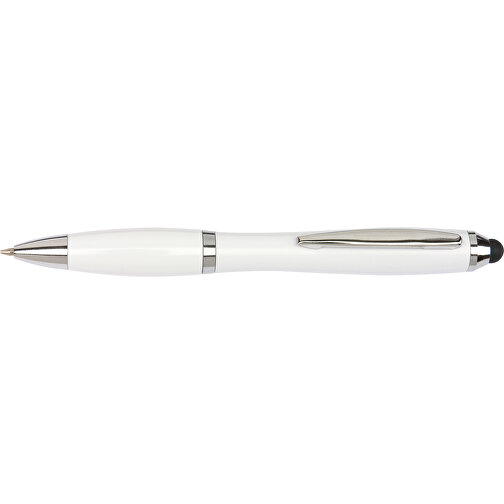 Kugelschreiber SWAY TOUCH , weiß, Kunststoff / Stahl, 13,50cm (Länge), Bild 3