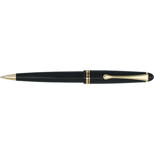 Kugelschreiber CLASSIC , schwarz, Kunststoff / Stahl, 13,50cm (Länge), Bild 3