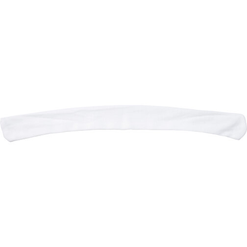 Schal , weiß, 100% Polyester, 35,00cm x 0,30cm x 4,00cm (Länge x Höhe x Breite), Bild 2