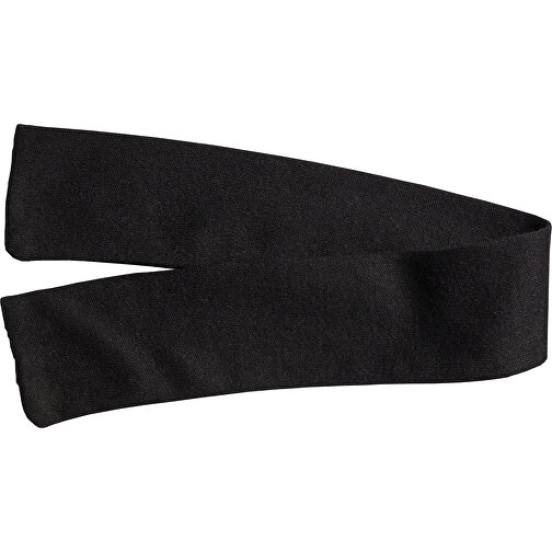 Schal , schwarz, 100% Polyester, 35,00cm x 0,30cm x 4,00cm (Länge x Höhe x Breite), Bild 1