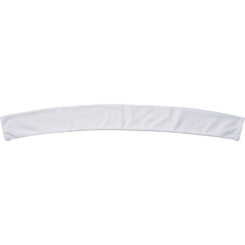 Schal , weiß, 100% Polyester, 46,00cm x 0,30cm x 5,00cm (Länge x Höhe x Breite), Bild 2